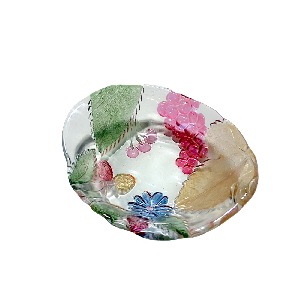 Soga Japanese Infused Glass Bowl - Picture 2 of 3